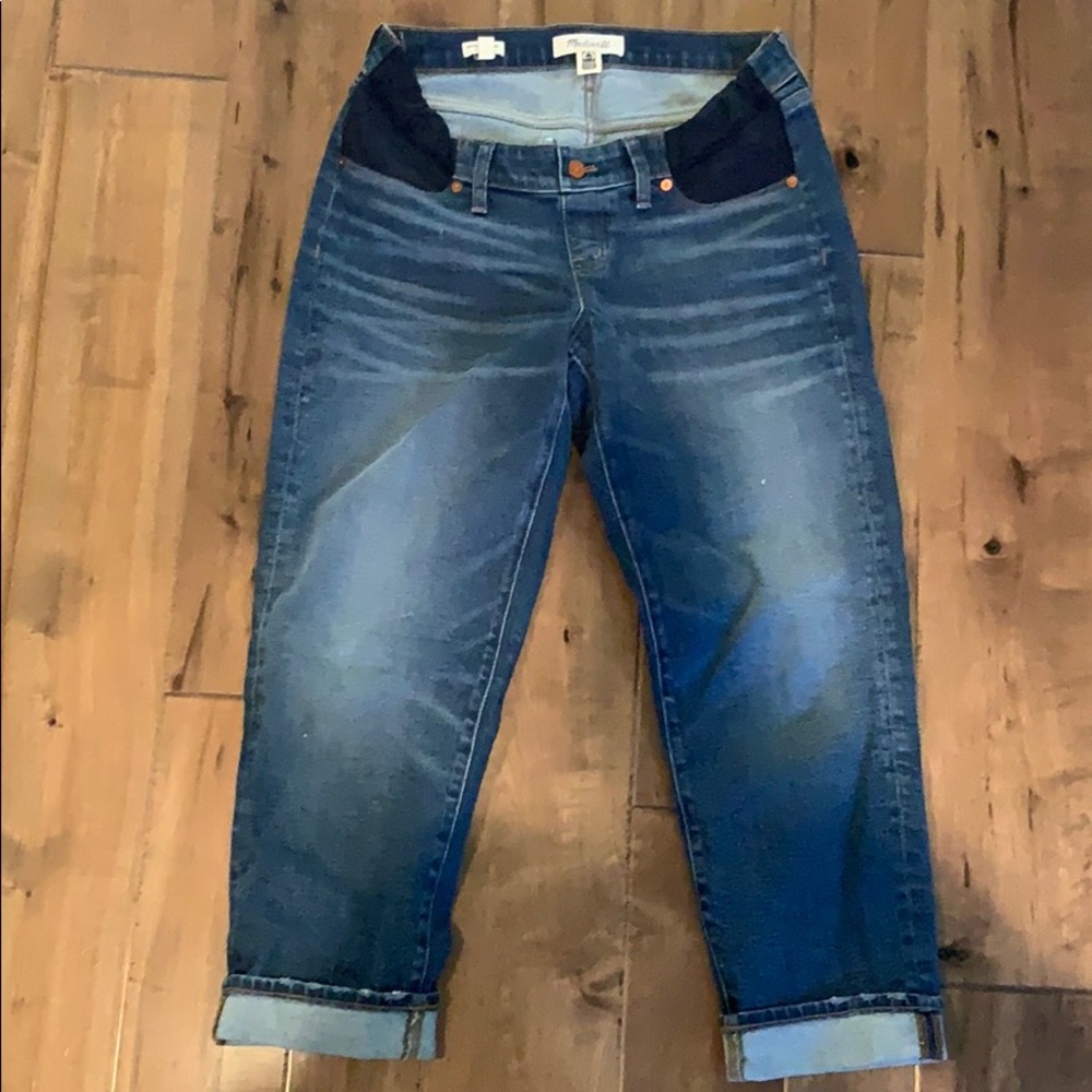 Madewell maternity jeans classic straight